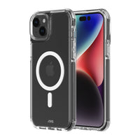 AXS PROShield Plus MagSafe Compatible Drop-tested Clear Case for Apple iPhone 15 Plus - Frosted-Sleek reinforced corners maximize shock absorption by creating an air cushion between your phone and any surface