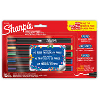 Sharpie Creative Water-Based Acrylic Paint Markers - Fine Tip - Assorted - Set of 5-Creative acrylic markers with a paint-like ink that won't bleed through paper