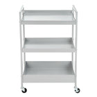 Union & Scale Rolling Cart - Grey-4 smooth-rolling wheels (2 lockable)