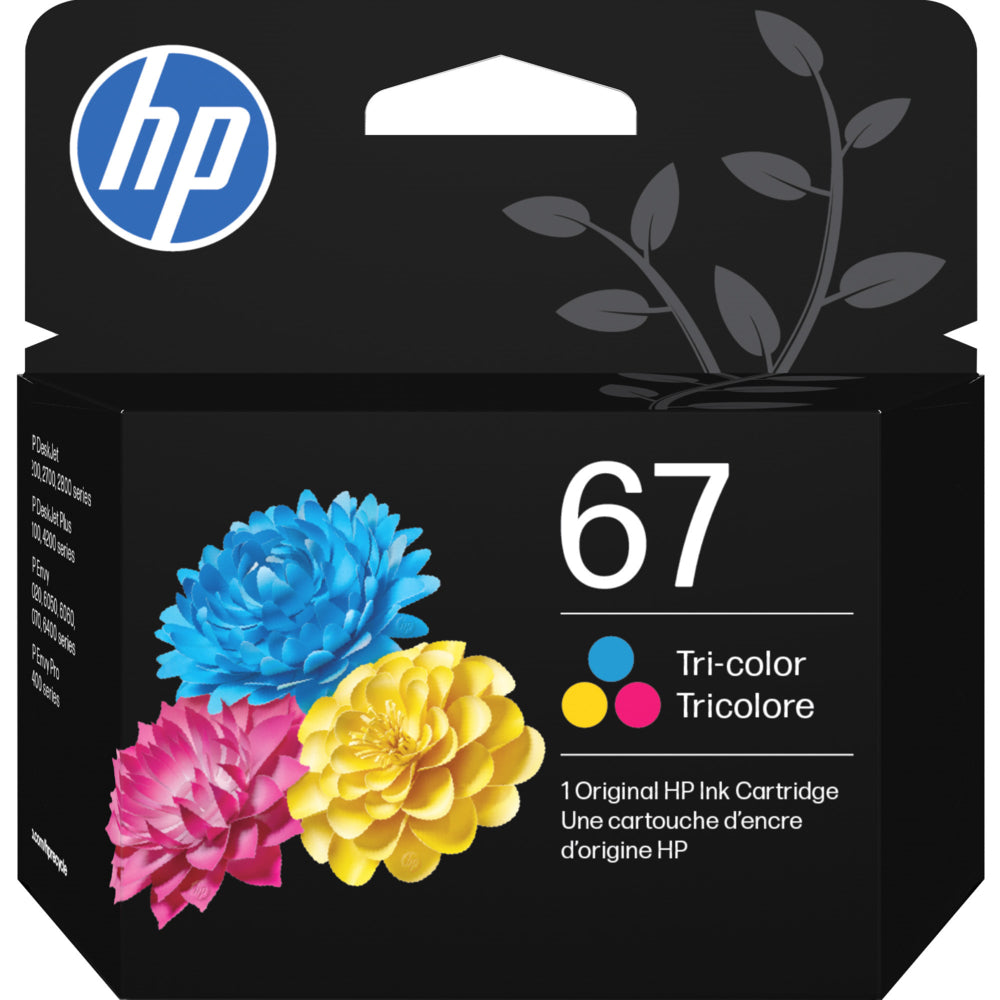 HP 67 Tri-Colour Original Ink Cartridge | staples.ca
