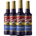 Torani Lavender Syrup - 750 mL - 4 Pack-More than just coffee: Great for lattes, teas, spritzers, desserts and more