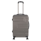 Nicci Deco 24" Hardside Check-in Luggage - Charcoal Grey-ABS outer shell