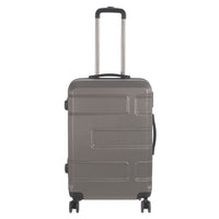 Nicci Deco 24" Hardside Check-in Luggage - Charcoal Grey-ABS outer shell