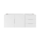 Modway Vitality 48" Double or Single Sink Compatible Bathroom Vanity Cabinet - White-Modern Bathroom Vanity