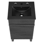 Modway Render 18" Bathroom Vanity - Charcoal/Black-Assembly Required