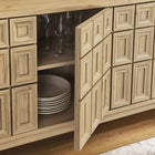 Modway Samos 62" Sideboard - Hickory-Central Leveling Leg