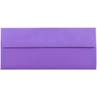 JAM Paper #10 Business Envelopes, 4 1/8 x 9.5, Brite Hue Violet Purple Recycled, 1000 Pack (15864B)-Violet