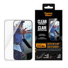 PanzerGlass UWF Screen Protector iPhone 18 Pro Max/17 Pro Max w/Fastfit in-a-box - Clear-Covers the entire front surface of your device to provide a complete and clear view of your screen, while still leaving room for a case