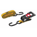 CAT 2-Piece Ratchet Tie Down Set - 12' x 1"-Size and Capacity: 12 Feet Long x 1 Inch Wide, 600 Pound Working Strength, 1,800 Pound Breaking Strength