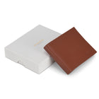 Champs Onyx Leather Center Wing Wallet - Brown-9 Credit card slots