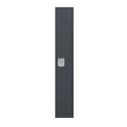 Ceha RH Series 1-Tier Locker with Louver Vents and Recessed handle - Bank of 1 - Graphite Grey-Built to withstand heavy daily use