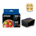 Epson 200 DURABrite Ultra Ink Cartridge Combo Pack - High Capacity Black/Standard Colour -Better quality than the lab