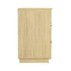 Manhattan Comfort Chrystie 60" Contemporary Modern 6-Drawer Double Dresser - Natural-Part of the Chrystie collection