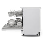 BLACK+DECKER 18" Portable Dishwasher - 8-Place Setting Capacity - 6 Wash Programs - White-LED Display - displays remaining cycle time and delay start time. 