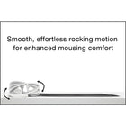 Fellowes I-Spire Series Wrist Rocker - Grey-Patent pending design