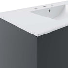 Modway Vitality 36" Bathroom Vanity - Grey/White-Assembly Required