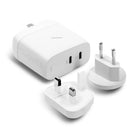Native Union Wall Charger 67W PD GaaN - White-67W PD-enabled USB-C port supports full-speed charging for your MacBook Pro 14in or powers your iPhone up to 50% in under 30 minutes