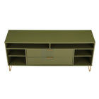 Manhattan Comfort DUMBO 62.99" Modern TV Stand - Olive Green-30 Day Limited Manufacturer's Warranty