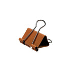JAM Paper Colourful Binder Clips - Medium - 1 1/4" - Orange - 15 Pack-Size: Medium 1.25 inch (32mm) | Easily spring back into shape when removed