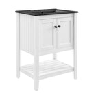 Modway Prestige 24" Bathroom Vanity - White/Black-7