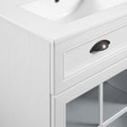 Modway Isle 48" Double Bathroom Vanity Cabinet - White-Particleboard and MDF Construction