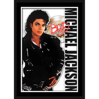 Jackson M BAD Tribute - Framed Print - 38" x 27"-Premium music memorabilia