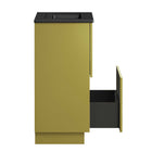 Modway Quantum 18" Bathroom Vanity - Black/Gold-8