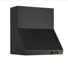 KUCHT KRHG300-GL-C 30" 900 CFM Wall Mounted Range Hood with Digital Controls - Gemstone/Gold-Stylish range hood comes with two stainless steel baffle filters that are also dishwasher friendly