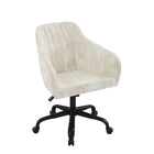 Brassex Micah Office Chair - Beige-320mm iron frame and base
