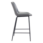 Zuo Byron Counter Stool - Grey-3 year limited warranty