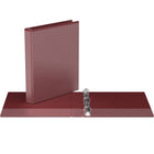 Davis Group Easyview Premium Binder - Round Ring - Customizable - 1" - Burgundy - 6 Pack-1"