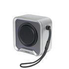 Edifier Ambient Light BT Portable IP67 Waterproof and Dustproof Speaker Deep Bass and Built-in Microphone - Silver-Equipped with a Φ43mm full-range driver featuring neodymium magnets and a Φ55mm passive radiator, the QS20 is powered by a high-efficiency Class-D amplifier. It delivers 6W RMS of dynamic sound with impactful bass—surprisingly powerful for its size