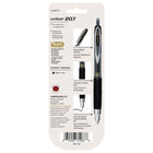 uni-ball 207 Retractable Gel Pens – 0.5 mm – Black – 3 Pack-Barrel Color and Construction: Black