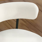 HOMCOM Dining Chairs with Steel Legs for Kitchen - Beige - Set of 4-Colour: Beige;
