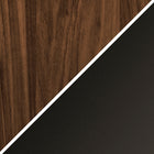 Hudson&Canal Whitman TV Stand for TV's up to 75" - Satin Walnut/Black Grain-8