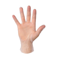 Aurelia Delight Vinyl Powder-Free Examination Gloves - Clear - Small - 100 Pack-Vinyl Powder-Free