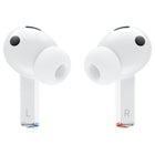 Samsung Galaxy Buds3 Pro - White-Flawless control at your fingertips. Leave your phone in your pocket and conveniently control your earbuds by using simple gestures. Even with a swift swipe, rest assured your Galaxy Buds3 Pro stay securely in your ears.