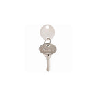 Master Lock Plastic Key Hangers/Tags 1-1/4in (32mm) H x 1-1/10in (28mm) W x 1/2in (12mm) D - White - 20 Pack-Plastic key holders
