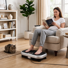 MotionGrey Vibration Plate Exercise Machine with Resistance Bands and Remote Control - 265 lb Capacity - Black-7