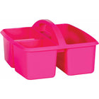 Teacher Created Resources Plastic Storage Caddy - Pink - 6 Pack-These caddies are made from durable plastic and includes divided compartments for easy organizing.