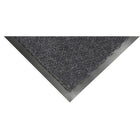 Edgewood Herringbone Medium Traffic Carpet Mat - 3' W x 5' L - Charcoal-Perfect for vestibules, lobbies, hallways, medium traffic entrances