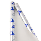 JAM Paper Christmas Wrapping Paper - 12 Sq Ft - Hopping Reindeer -Hopping Reindeer Design