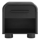 Modway Bellamy Curved 1-Drawer Nightstand - Black Oak-8