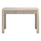 Hudson&Canal Palmera 47.5" Wide Rectangular Fluted Desk - Alder White-Constructed of sturdy MDF materials in a handcrafted alder white finish