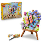 LEGO Creator Floral Art Decor Painting-Playset gives kids 8 and up 3 LEGO flower and art building options