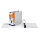 QuickFit Pro Heavy Duty Binder - Single Touch Pin-Lock - 5" - White - 4 Pack-5"