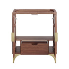 Modway Daylight 30" Bathroom Vanity Cabinet - Walnut-Spacious Storage