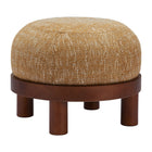 Zuo Gome Ottoman - Oat Yellow-Painted rubberwood leg