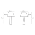 Decent Living 2-Piece Beech Table Lamp-6