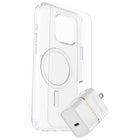 OtterBox Protection&Power Kit (Symmetry Clear MagSafe with Glass & Wall Charger 30W White) iPhone 16 Pro Max - Clear-Drop+ | 3X as many drops as military standard (MIL-STD-810G 516.6)